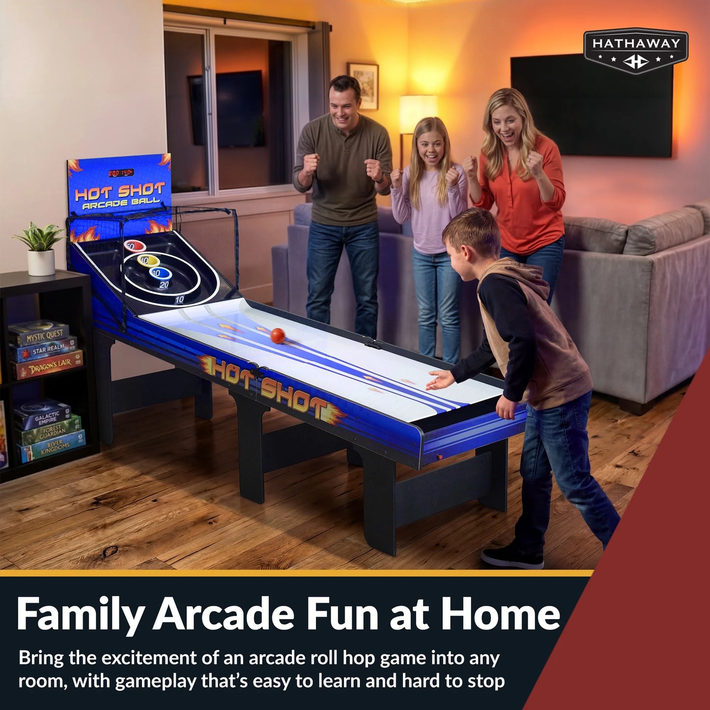 Hot Shot 8-Ft Arcade Ball Table