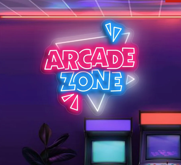 Arcade Zone LED Sign