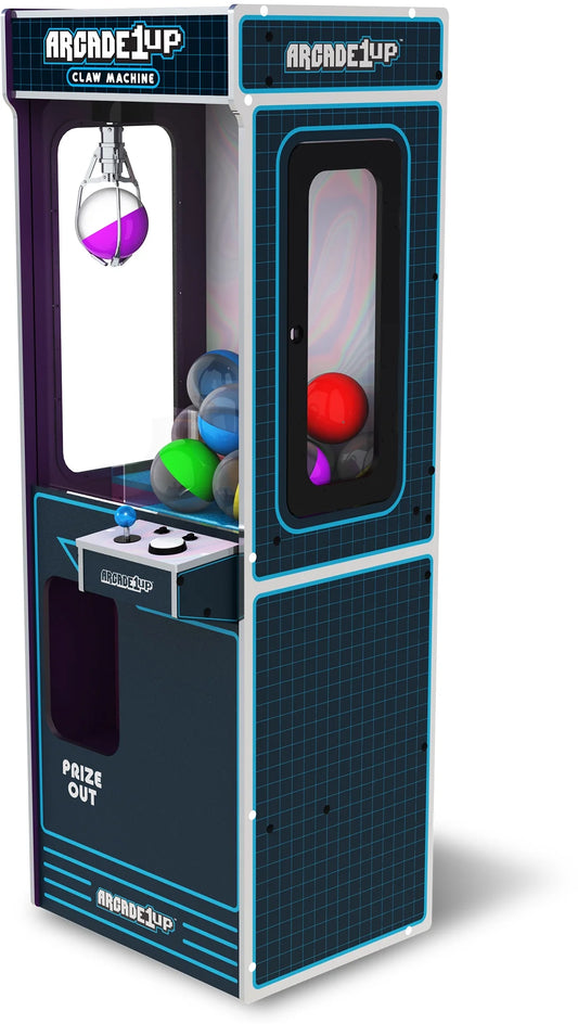 Full-Size Claw Machine - Light-Up Marquee, Customizable - Perfect for Stuffed Animals, Plushies, Toys - Ultimate Arcade Game Room & Party Entertainment