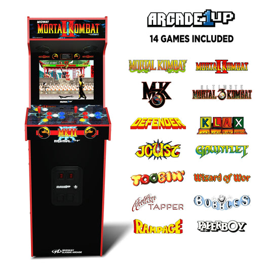 Mortal Kombat II Deluxe Arcade Cabinet – 5FT Full-Size Stand-Up Machine