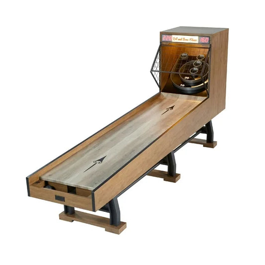 Coventry Collection 10′ Roll and Score Game – Classic Arcade Table with LED Electronic Scorer