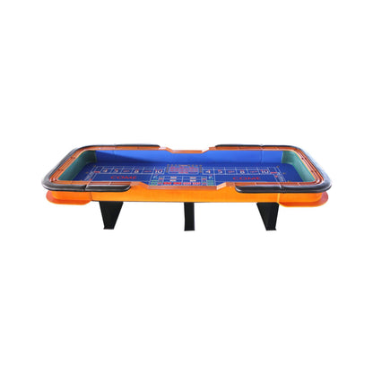 12-Foot Deluxe Casino Craps Table – Professional Gaming Table with Full Drink Rail & Padded Rails