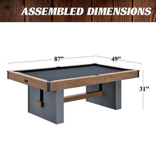 7 Ft. Urban Drop Pocket Pool Table, Perfect for Game Rooms