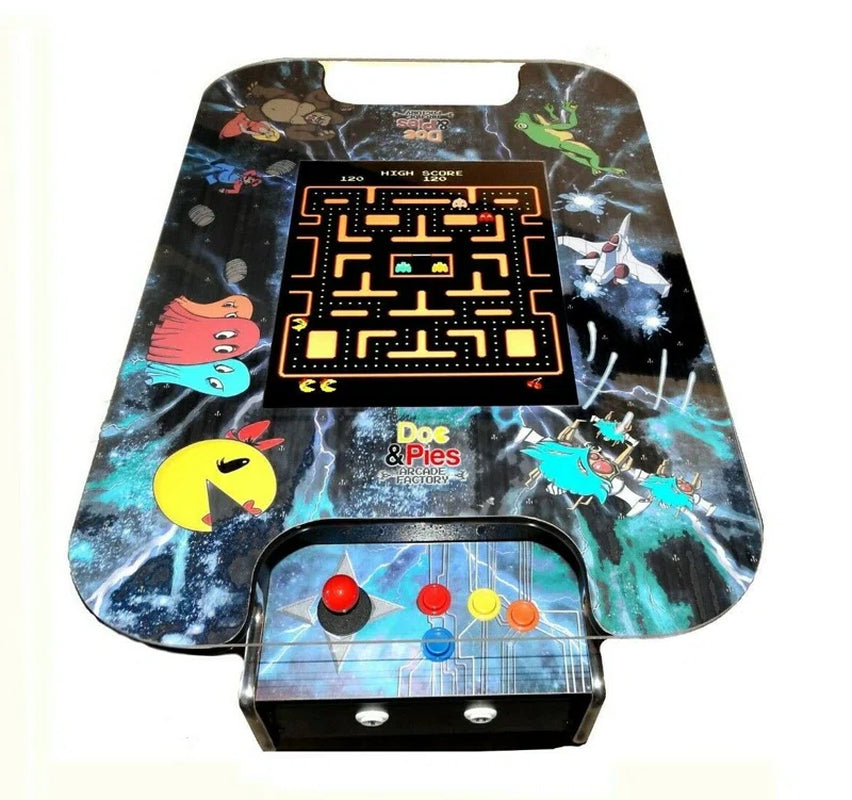 60 Classic Retro Games Cocktail Arcade Machine for Home or Work - Full Size - 2-Player