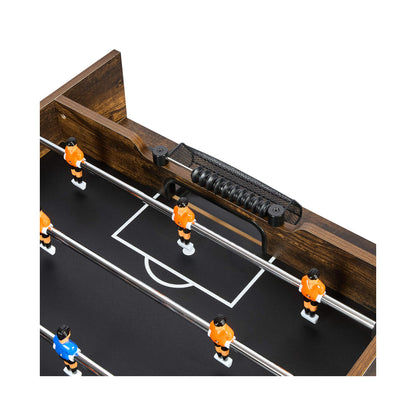 54″ 3-in-1 Multi-Game Table – Space-Saving Air Hockey, Foosball & Ping Pong Combo