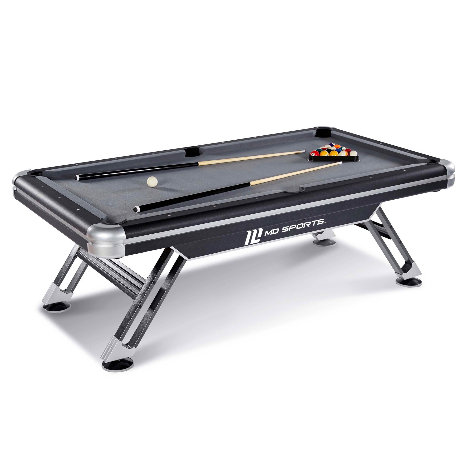 7.5 Ft. Titan Pool Table, Billiard Table with Accessories by