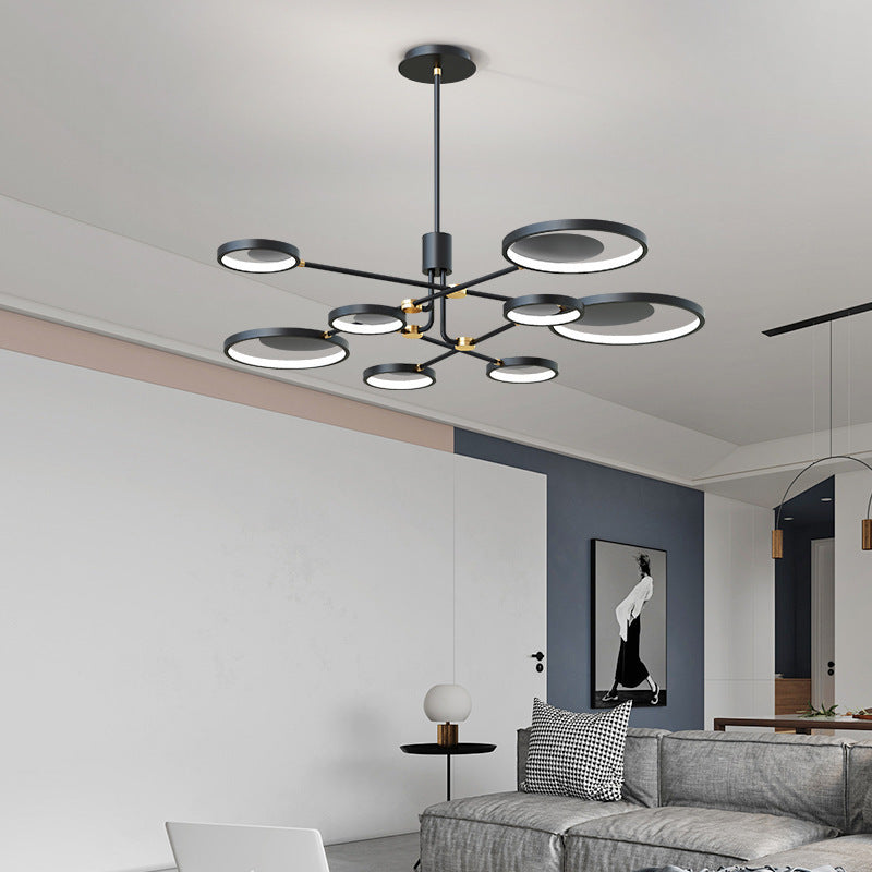 Modern LED Molecular Ceiling Light – Nordic Flush Mount Fixture for Living Room, Game Room & Contemporary Interiors