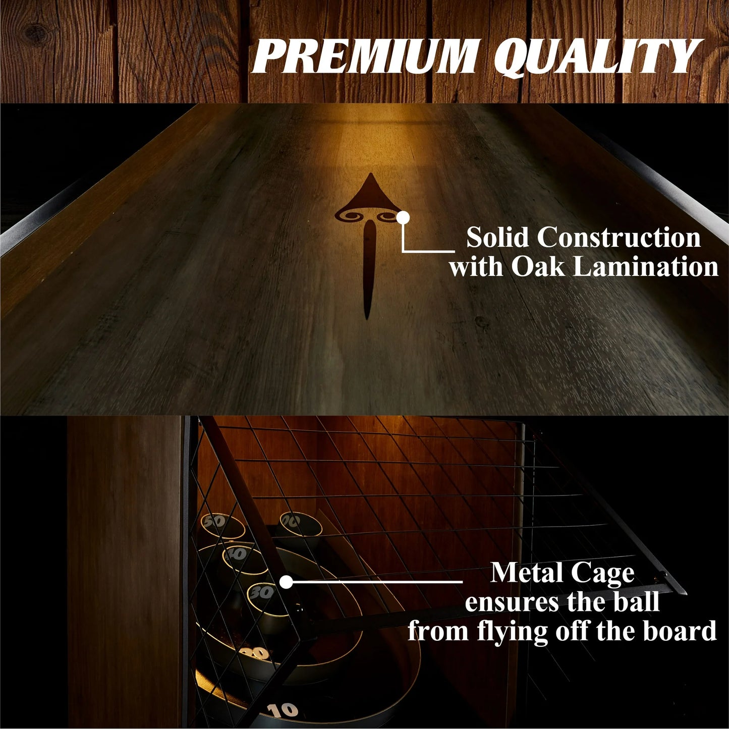 Coventry Collection 10′ Roll and Score Game – Classic Arcade Table with LED Electronic Scorer