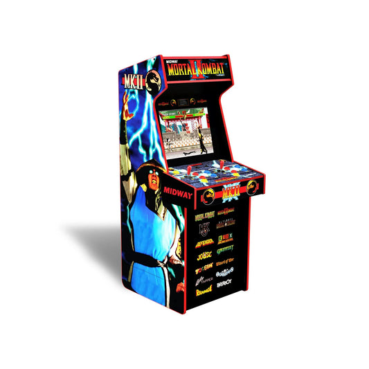 Mortal Kombat II Classic Arcade Machine – 4-Foot Stand-Up Cabinet with Official Artwork