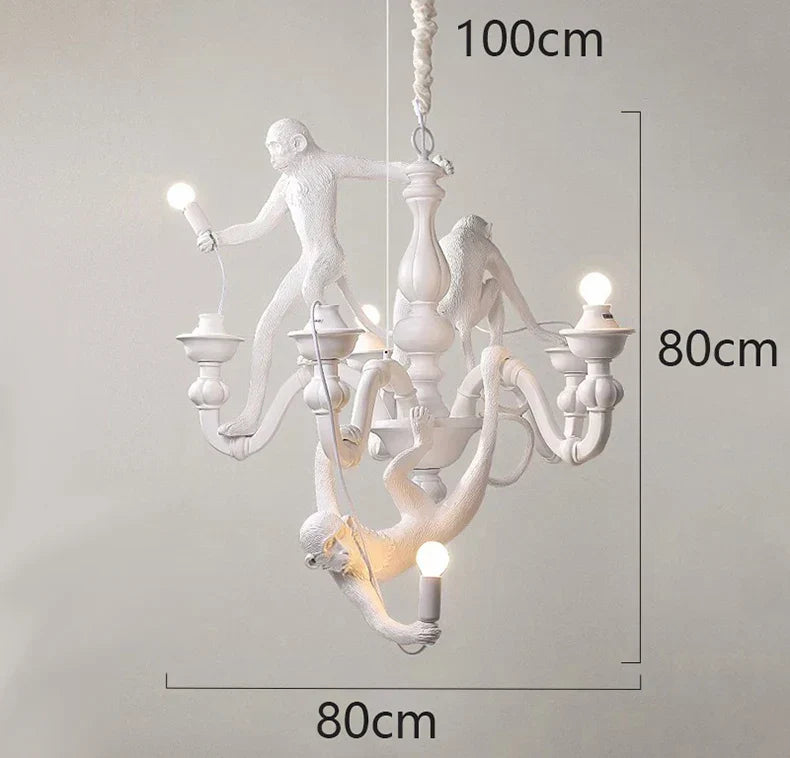 Wild Animals Pendant Light DecorBites™ LED Pendant Chandeliers for Game Table, Home Decor, Modern Indoor Hanging Light Lamps