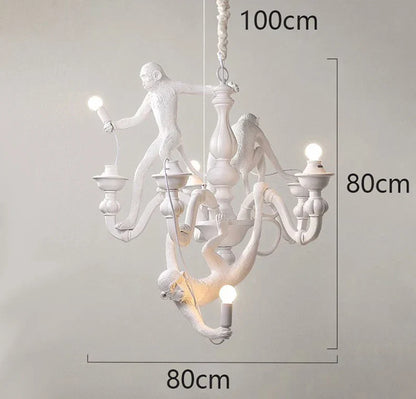 Wild Animals Pendant Light DecorBites™ LED Pendant Chandeliers for Game Table, Home Decor, Modern Indoor Hanging Light Lamps