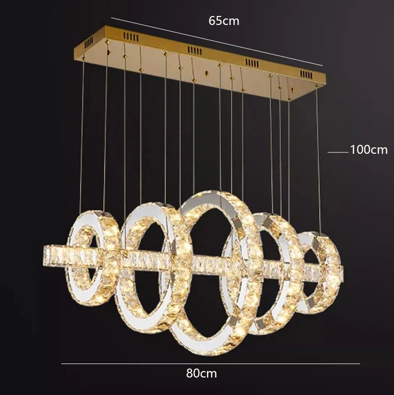 DecorBites™ LED Chandeliers for Game Table - Modern Hanging Light Fixtures