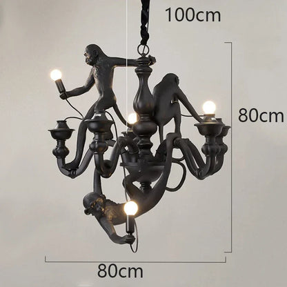 Wild Animals Pendant Light DecorBites™ LED Pendant Chandeliers for Game Table, Home Decor, Modern Indoor Hanging Light Lamps