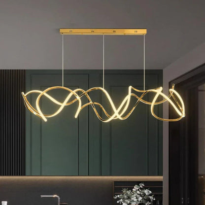 Squiggle Pendant Light DecorBites™ LED Pendant Chandeliers for Game Tables