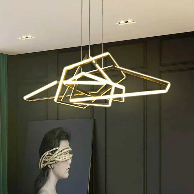 DecorBites™ LED Pendant Chandeliers for Modern Game Table Lighting