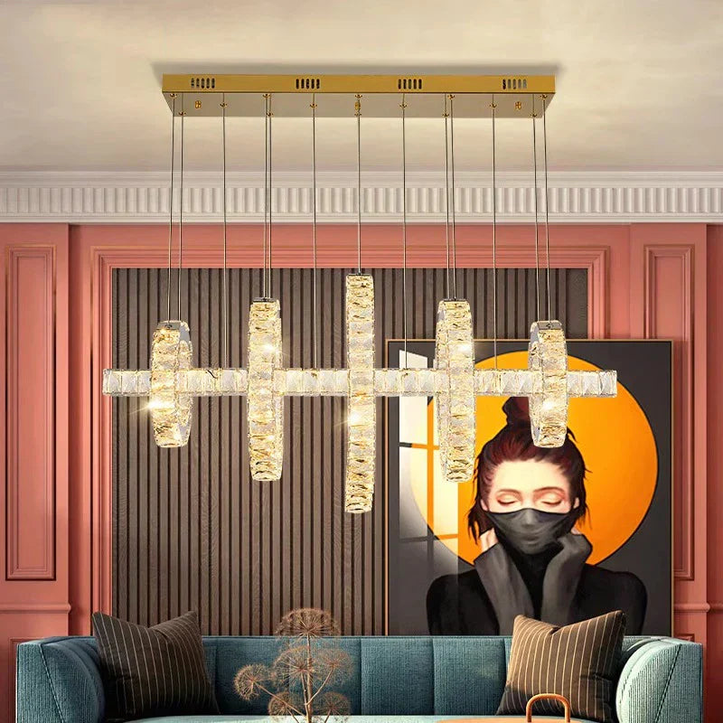 DecorBites™ LED Chandeliers for Game Table - Modern Hanging Light Fixtures