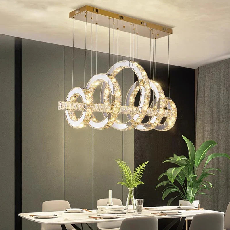 DecorBites™ LED Chandeliers for Game Table - Modern Hanging Light Fixtures