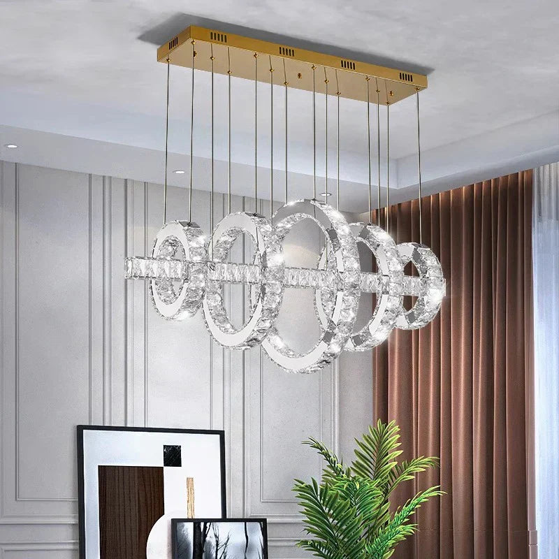 DecorBites™ LED Chandeliers for Game Table - Modern Hanging Light Fixtures