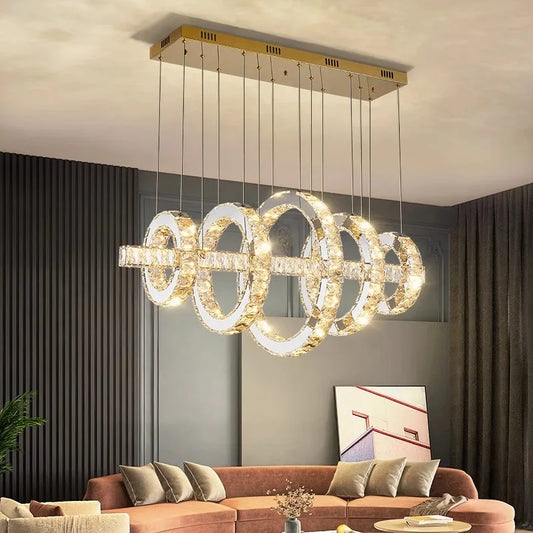 DecorBites™ LED Chandeliers for Game Table - Modern Hanging Light Fixtures
