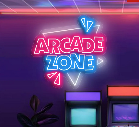 Arcade Zone LED Sign