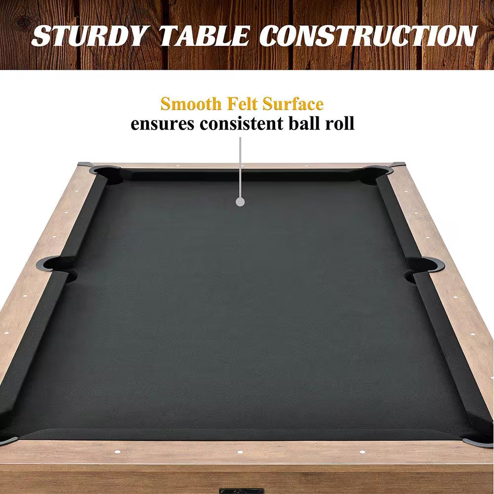 7 Ft. Urban Drop Pocket Pool Table, Perfect for Game Rooms