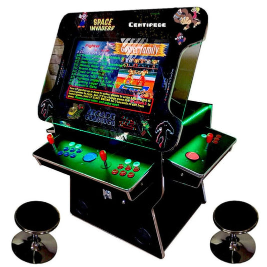 Cocktail Arcade Machine 3505 Games Tilt up Black Lift up Retro Multi-Cade Table