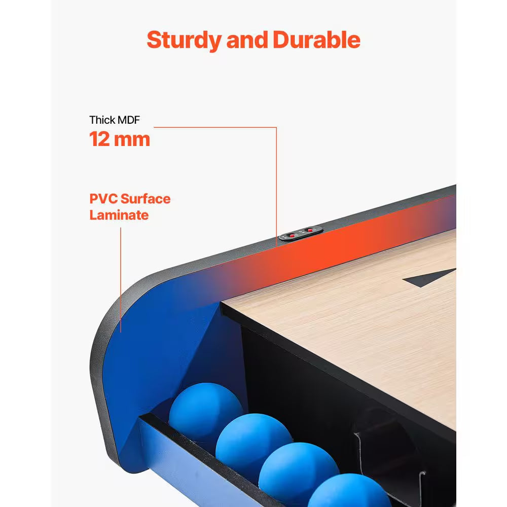 8 Ft. Roll and Score Classic Arcade Game Table, Ball Arcade Machine Indoor with Electronic Scorer, Sound, Automatic