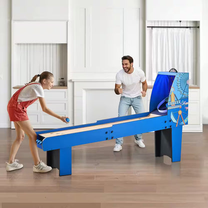 8 Ft. Roll and Score Classic Arcade Game Table, Ball Arcade Machine Indoor with Electronic Scorer, Sound, Automatic