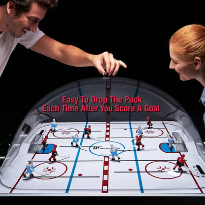 42 In. Dome Hockey Table Game with Electronic Scorer Bubble Hockey