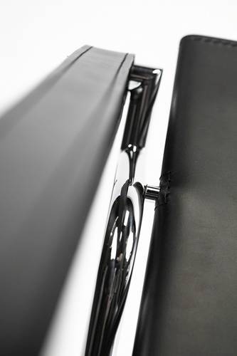 Le Corbusier Basculant Sling Chair (LC1) - Black Leather