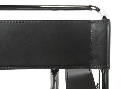 Marcel Breuer Wassily Chair - Black Leather