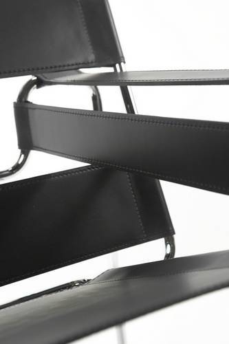 Marcel Breuer Wassily Chair - Black Leather