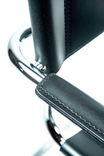 Mart Stam Cantilever Armchair - Black Leather