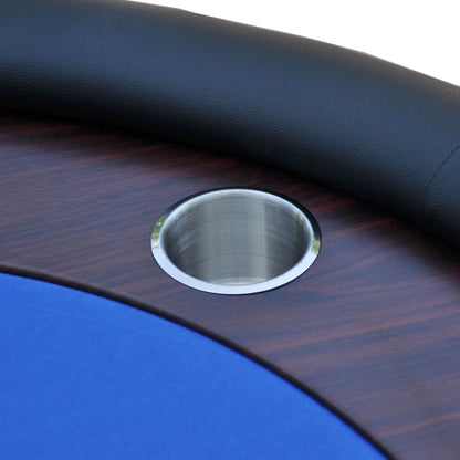 Professional 96″ Poker Table – Casino-Grade Design with U-Shape Legs, Drop Box & Chip Tray