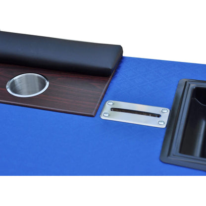 Professional 96″ Poker Table – Casino-Grade Design with U-Shape Legs, Drop Box & Chip Tray