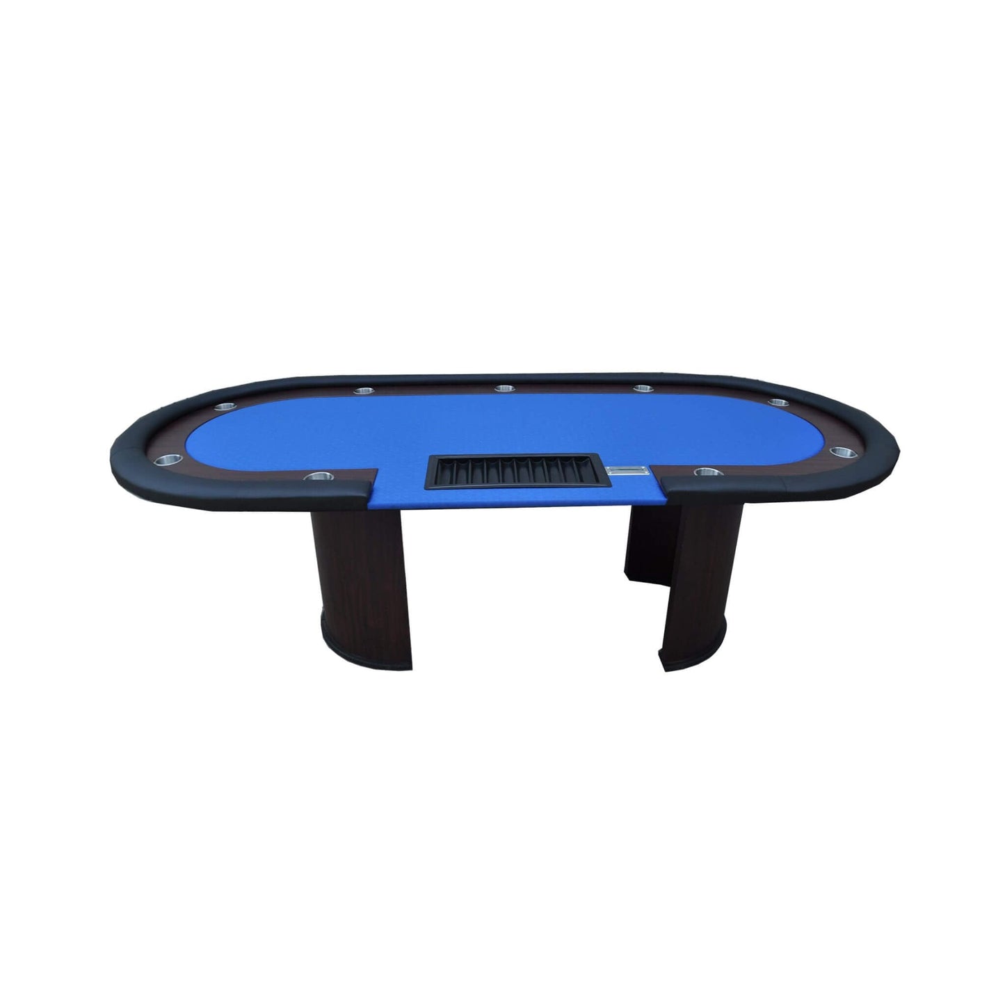 Professional 96″ Poker Table – Casino-Grade Design with U-Shape Legs, Drop Box & Chip Tray
