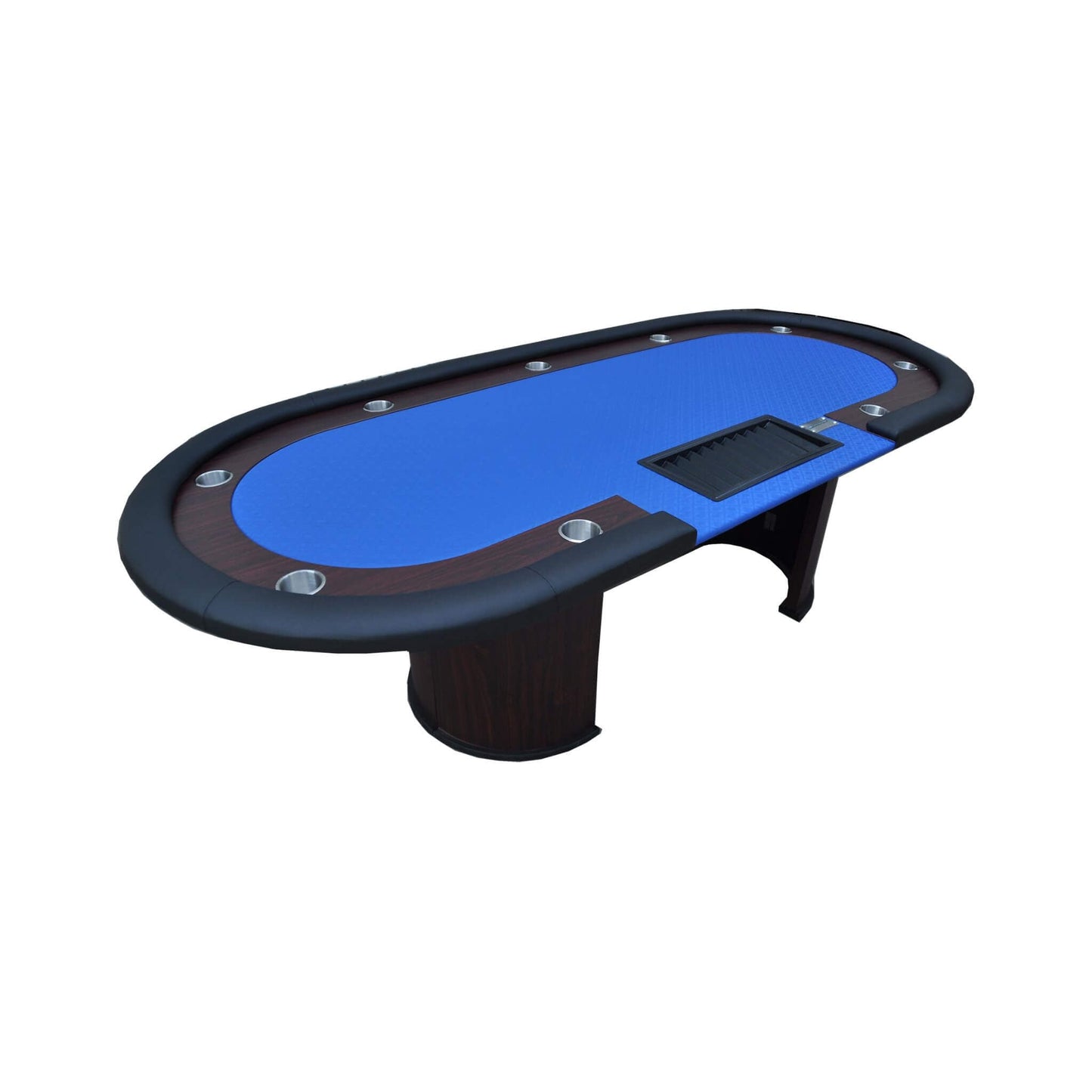 Professional 96″ Poker Table – Casino-Grade Design with U-Shape Legs, Drop Box & Chip Tray